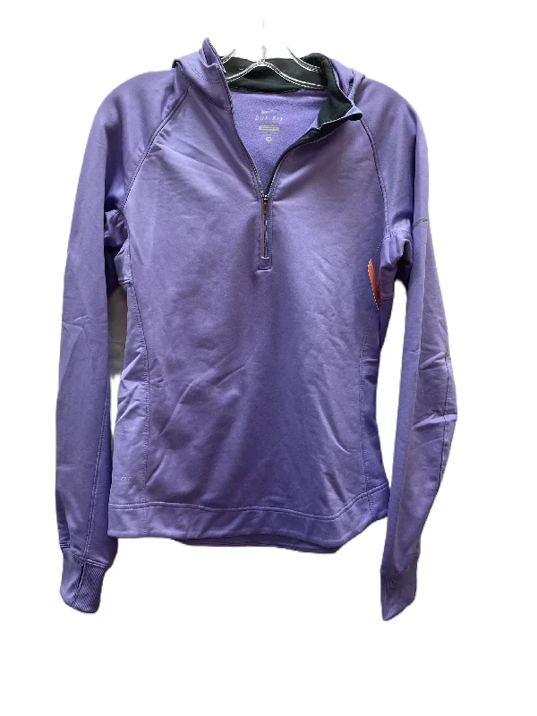 Women's Mineral Wash Sweatshirts-Athletic Sweatshirt Hoodie By Nike Apparel  Size: M