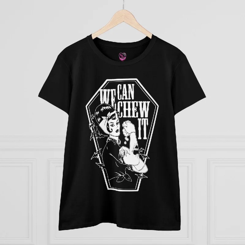 Women's Pajama T-Shirts-We Can Chew It Graphic Tee