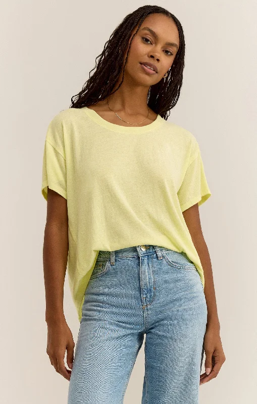 Women's Casual T-Shirts-Keyside Tee in Limeade