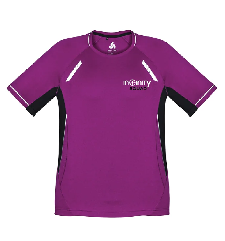 Women's Tie Dye T-Shirts-Infinity Gym Sports Magenta Club tee