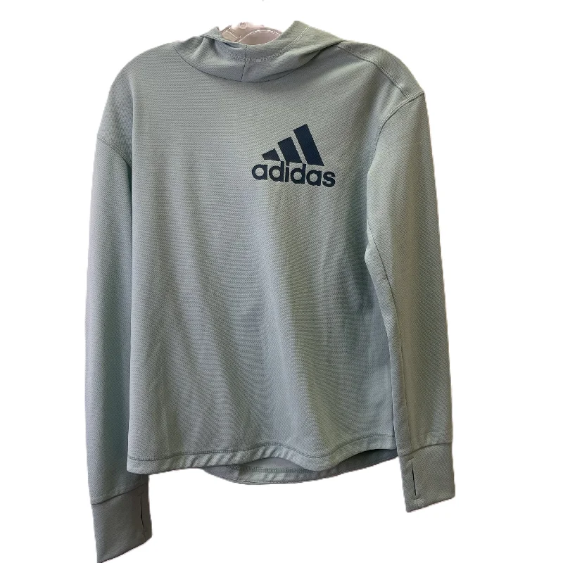 Women's Multi Stripe Sweatshirts-Athletic Sweatshirt Hoodie By Adidas  Size: S