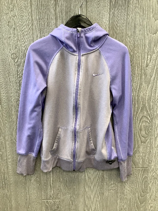 Women's Lace-Up Sweatshirts-Sweatshirt Hoodie By Nike Apparel  Size: L