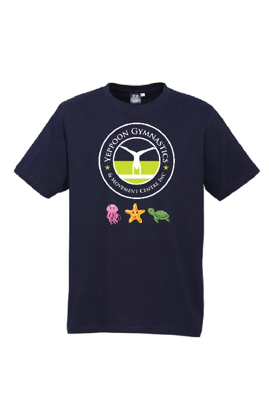 Women's Scalloped Hem T-Shirts-Yeppoon Gymnastics Kinder Tee