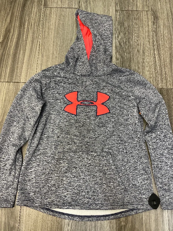 Women's Monochrome Sweatshirts-Athletic Sweatshirt Hoodie By Under Armour  Size: S