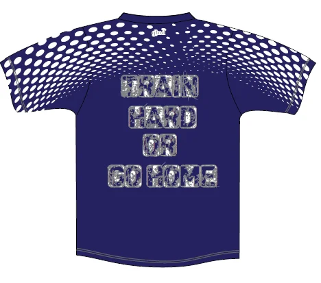 Women's Trapeze T-Shirts-Train hard or go home tee