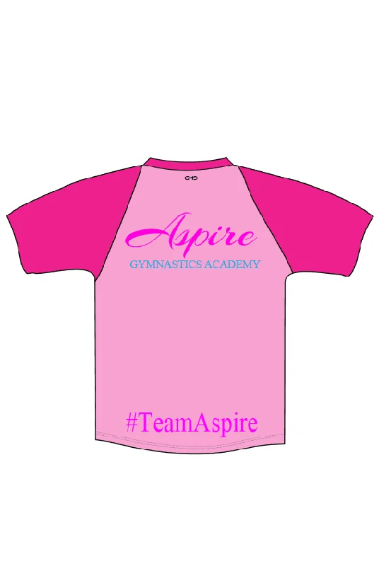 Women's Athletic Fit T-Shirts-Aspire Raglan Tee