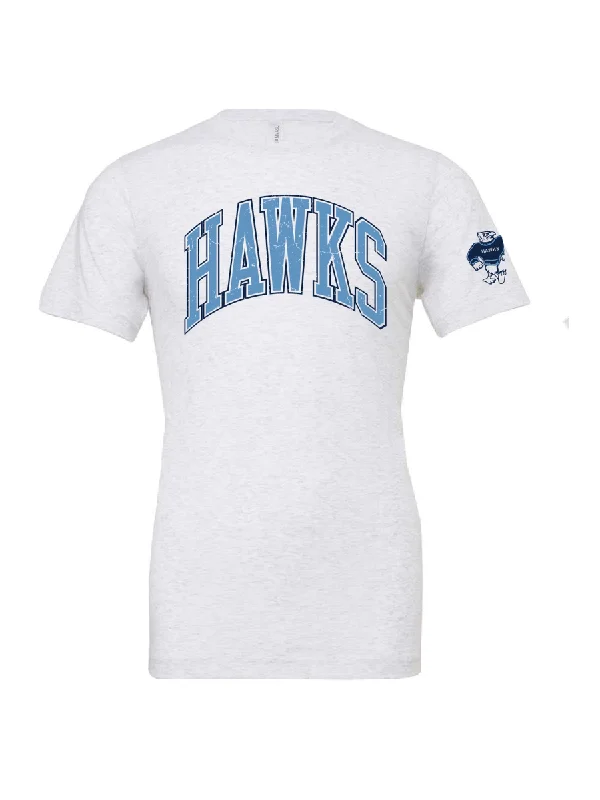 Women's Basic T-Shirts-Vintage Hawks Graphic Tee