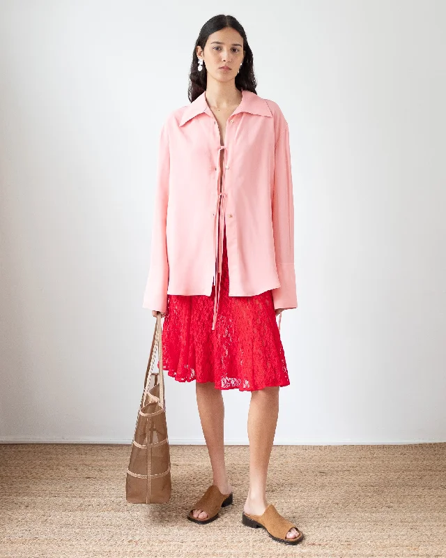 Saskia Shirt Crepe Viscose Pink