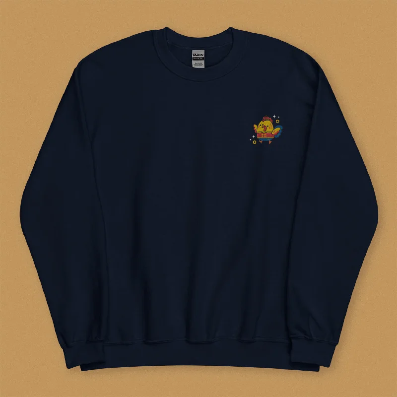 Women's Hooded Sweatshirts-Year of the Rooster Embroidered Sweatshirt