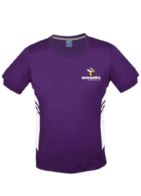 Women's V-Neck T-Shirts-Gymnastics Townsville Supporter Tee Shirt