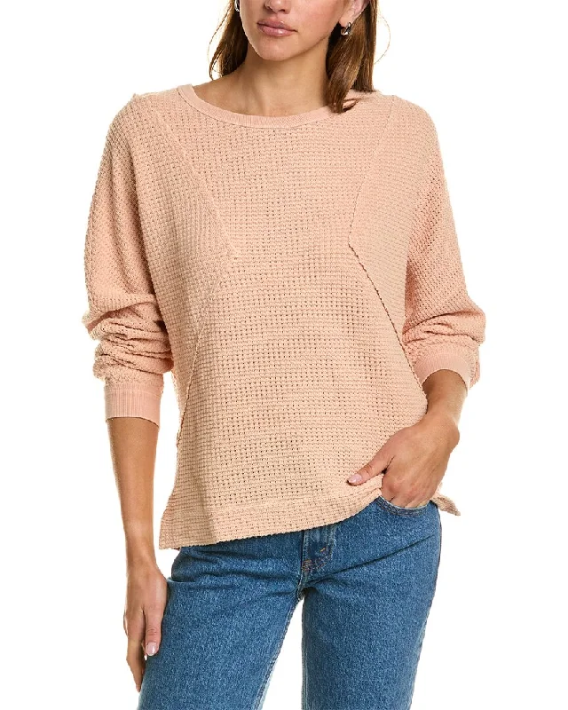 Women's Sequin Pleated Pullovers-XCVI Delsi Pullover