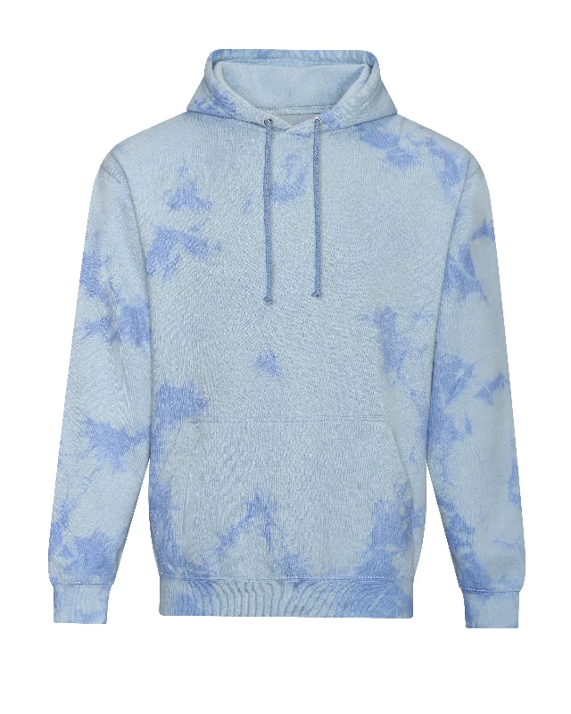 Women's Structured Fit Hoodies-Tie-Dye Hoodie | BLUE CLOUD