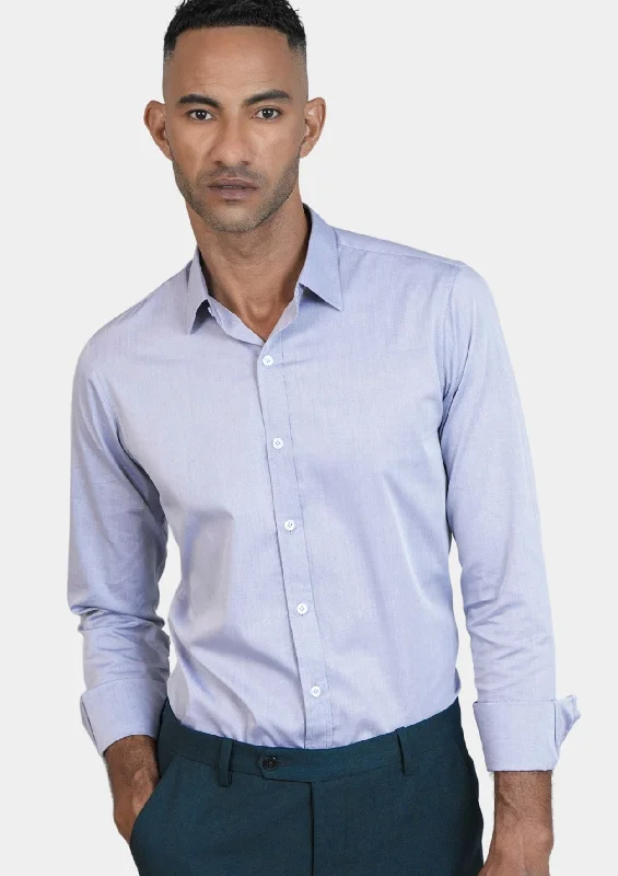 Light Grey End On End Shirt