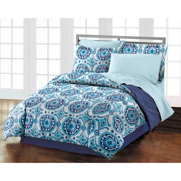 Women's Lace Ruffle Skirts-Istanbul 4-piece Comforter Set with Bedskirt