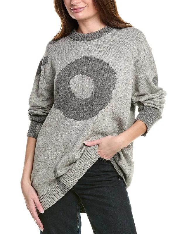 Women's Waterproof Pullovers-Marimekko Neutra Wool-Blend Sweater