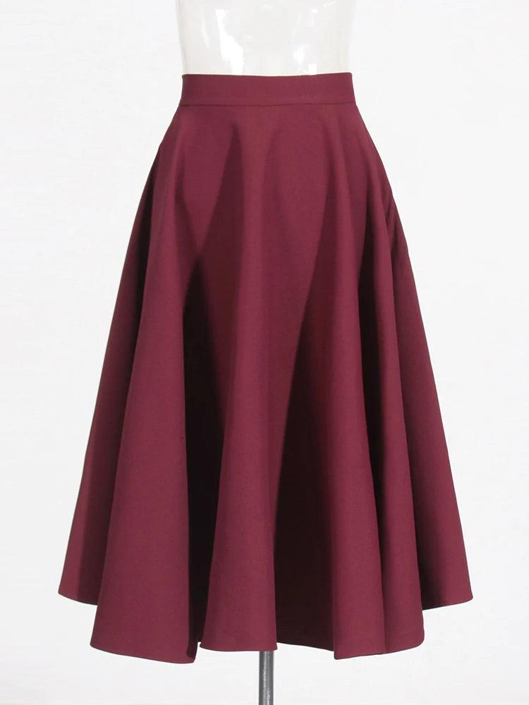 WINERED SKIRT