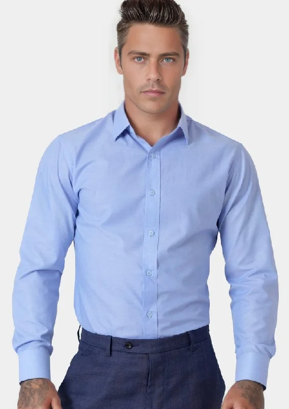 Blue Pinpoint Oxford Shirt