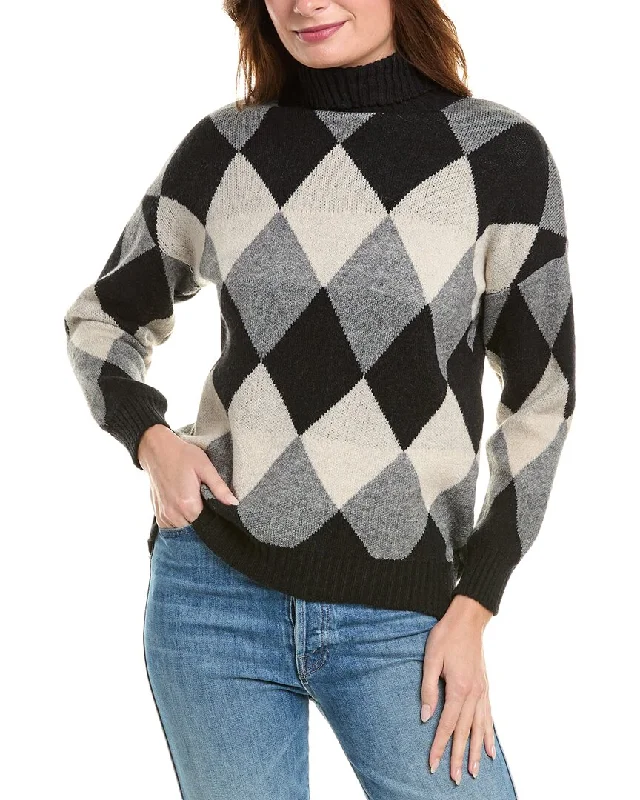 Women's Textured Pencil Pullovers-Colette Rose Sweater