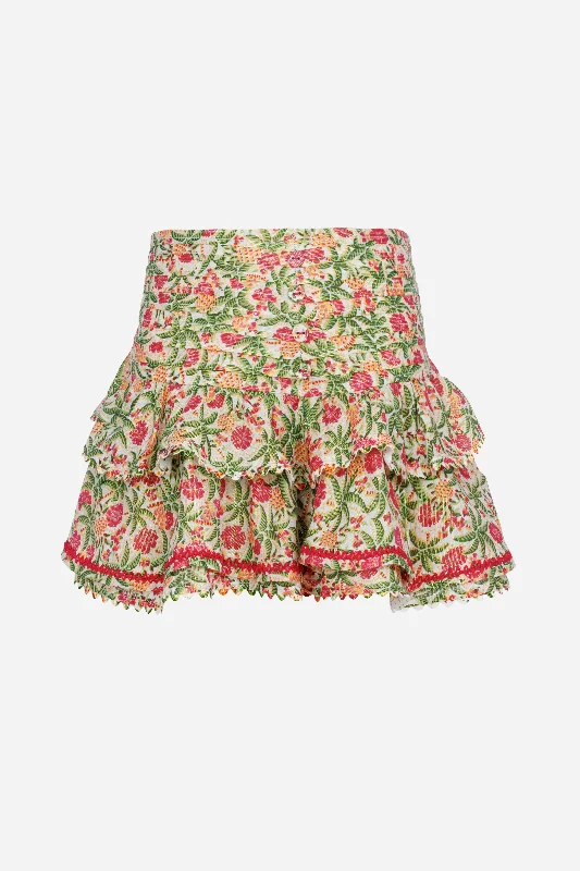 Women's Lace Pencil Skirts-Kids Mini Skirt Alizee - Pink Honolulu