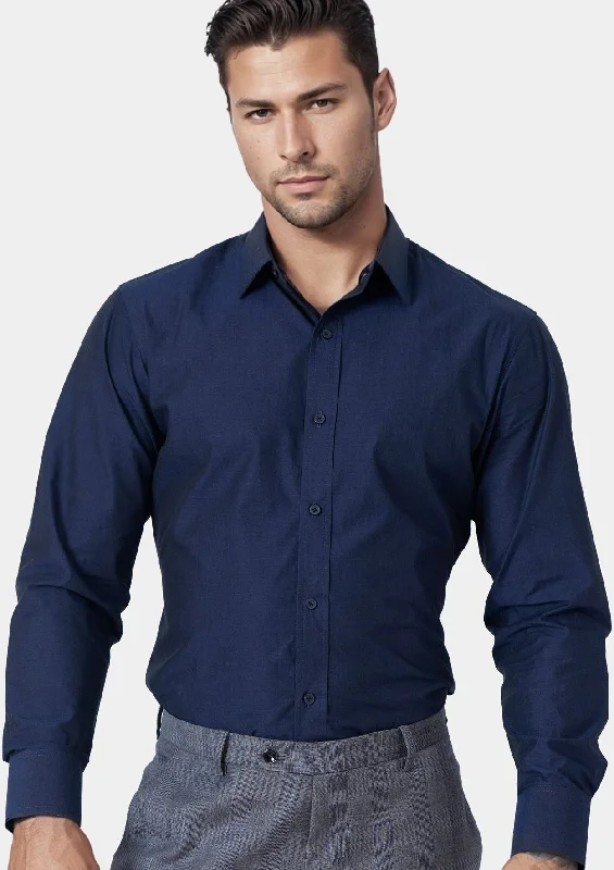 Navy End On End Shirt