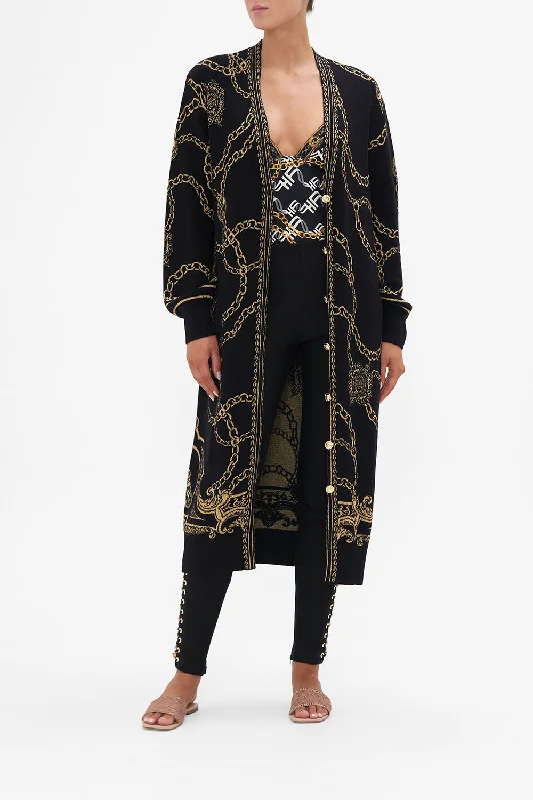 Women's Bohemian Jackets-LONG COCOON CARDIGAN JEALOUSY AND JEWELS