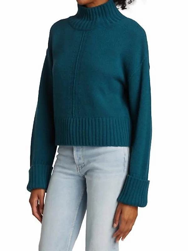 Women's Quick-Dry Pullovers-Halle Sweater In Evergreen