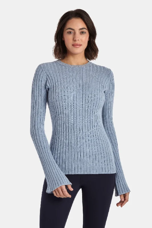 Women's Lace A-Line Pullovers-THE VENTURE SWEATER