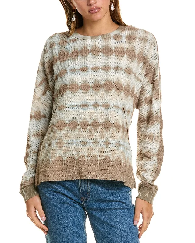 Women's Thermal Ruffle Pullovers-XCVI Delsi Pullover