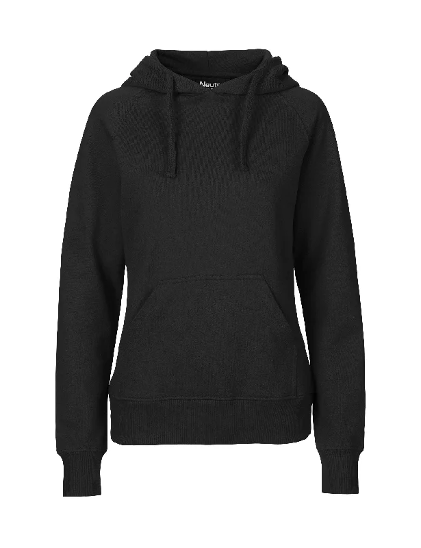 Women's Workout Hoodies-Neutral Ladies Hoodie | BLACK