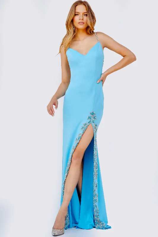 Women's Casual Fit-and-Flare Dresses-Jovani 09009