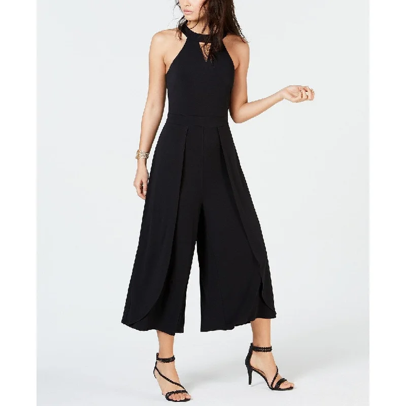 Women's Casual Party Dresses-Thalia Sodi Women's Wide-Leg Jumpsuit Black Size Extra Small - X-Small