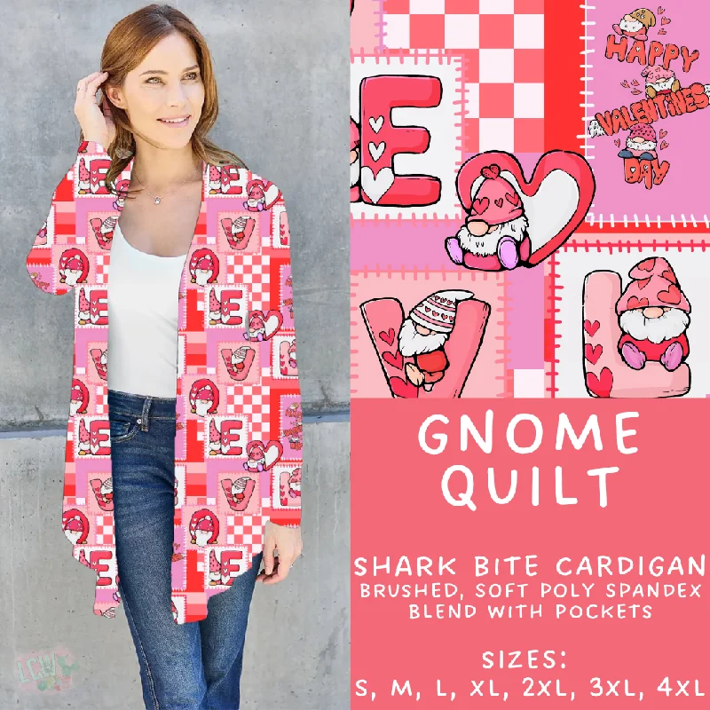 Women's Insulated Denim Cardigans-Batch #257 - Love Day Collection - Closes 12/18 - ETA late Jan - Gnome Quilt Cardigan