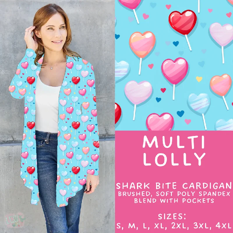 Women's Low-Waisted A-Line Cardigans-Batch #257 - Love Day Collection - Closes 12/18 - ETA late Jan - Multi Lolly Cardigan