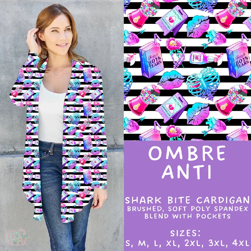 Women's Insulated Ruffle Cardigans-Batch #257 - Love Day Collection - Closes 12/18 - ETA late Jan - Ombre Anti Cardigan