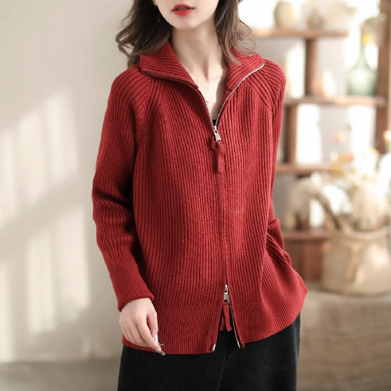 Women's Comfortable Cardigans-Spring Minimalit Casual Elasitc Cardigan