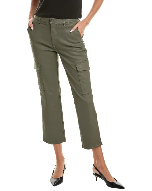 Women's Novelty Print Pants-7 For All Mankind Logan Coated Cargo Jean