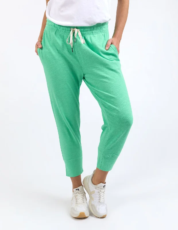 Women's Pleated Front Pants-Brunch Pant Neon Mint