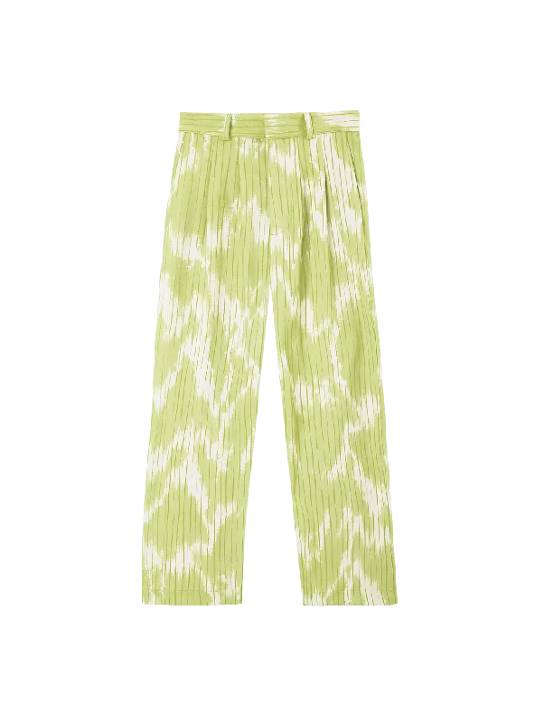 Women's Midi Pants-Studio Resort Pants (Casablanca Green)