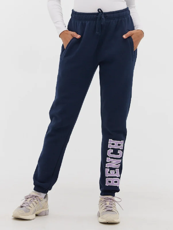 Women's Split Leg Pants-Centaine Varsity Joggers