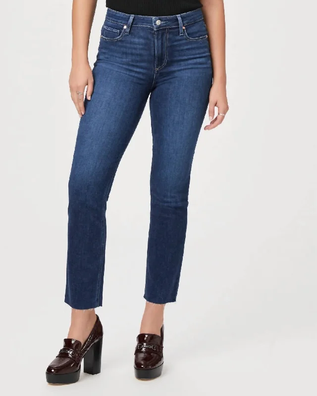 Women's Cigarette Pants-Cindy Straight Jean In Devoted