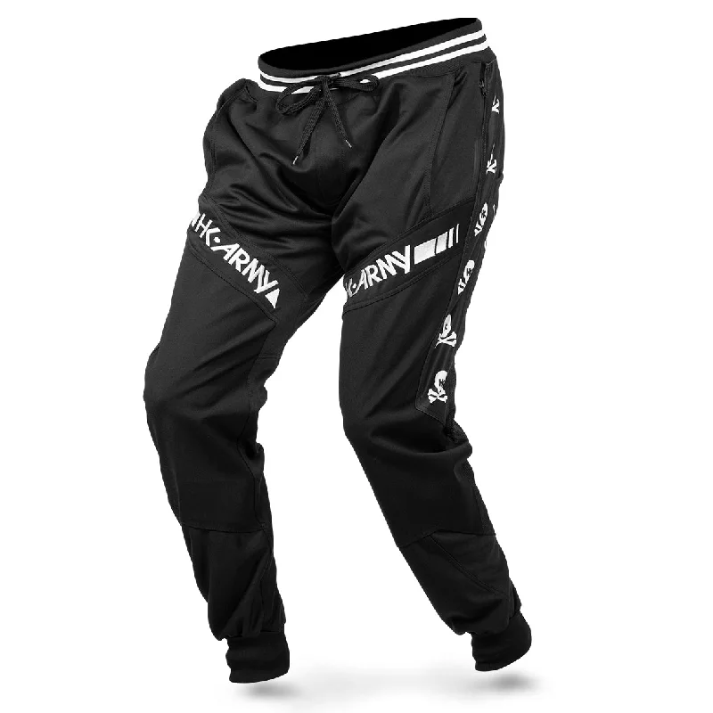 Women's Safari Pants-TRK - Skulls - Black - Jogger Pants