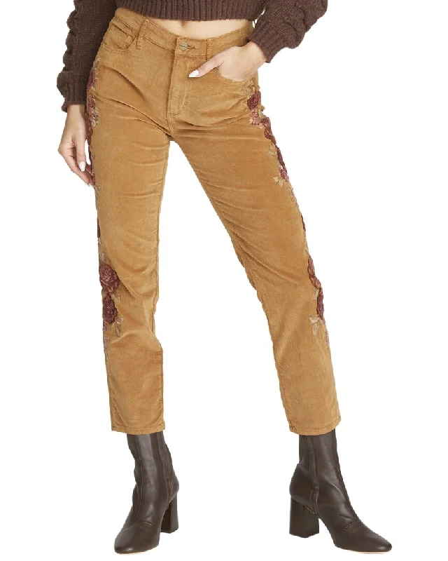 Women's Sequin Pants-Driftwood Jeans Gizelle Rust Straight Leg Jean