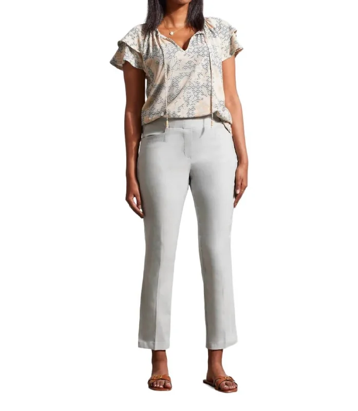 Women's Mid Rise Pants-Flatten It Ankle Pants In Smoke