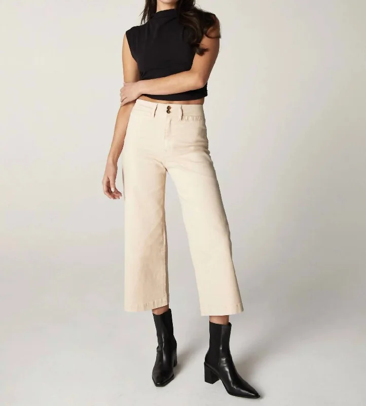 Women's Gradient Pants-Gemma Mod Sailor In Stone