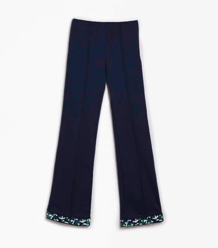 Women's Full-Length Pants-Giullia Pant In Navy