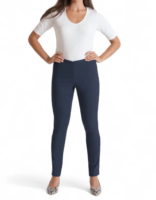 Women's Moto Pants-Jasmine Pant In Navy