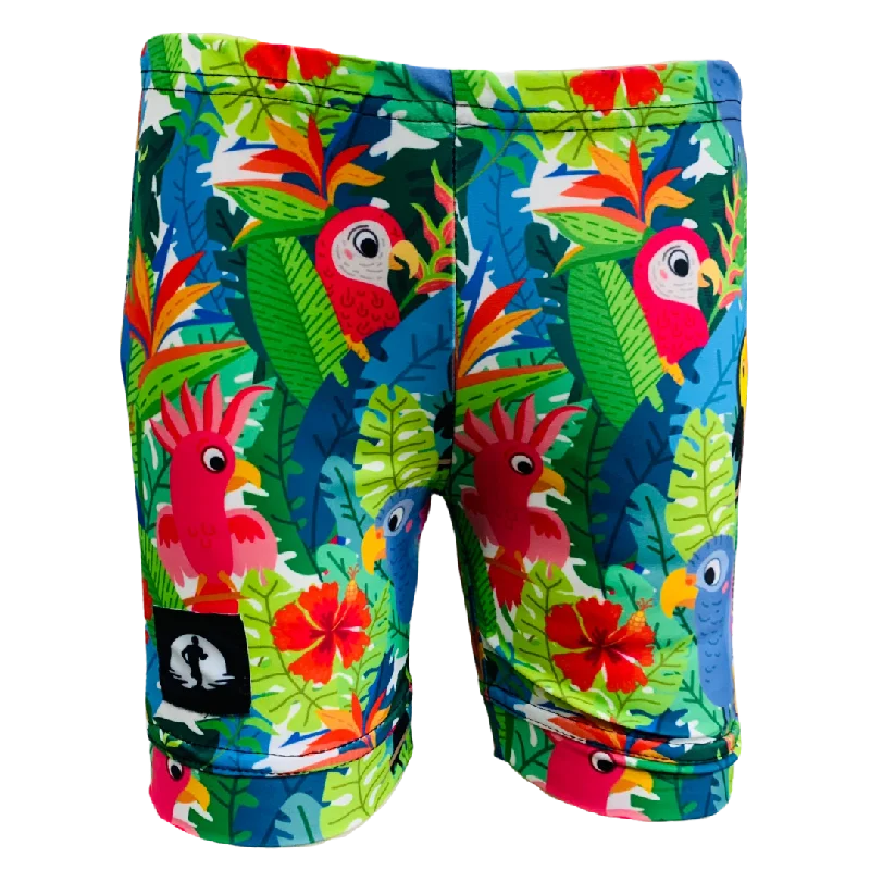 Women's Slim Fit Pants-Kids Funky Pants - Fowl Play