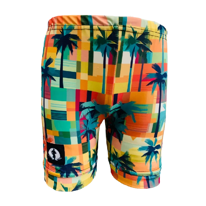 Women's Autumn Pants-Kids Funky Pants - Palm Paradise