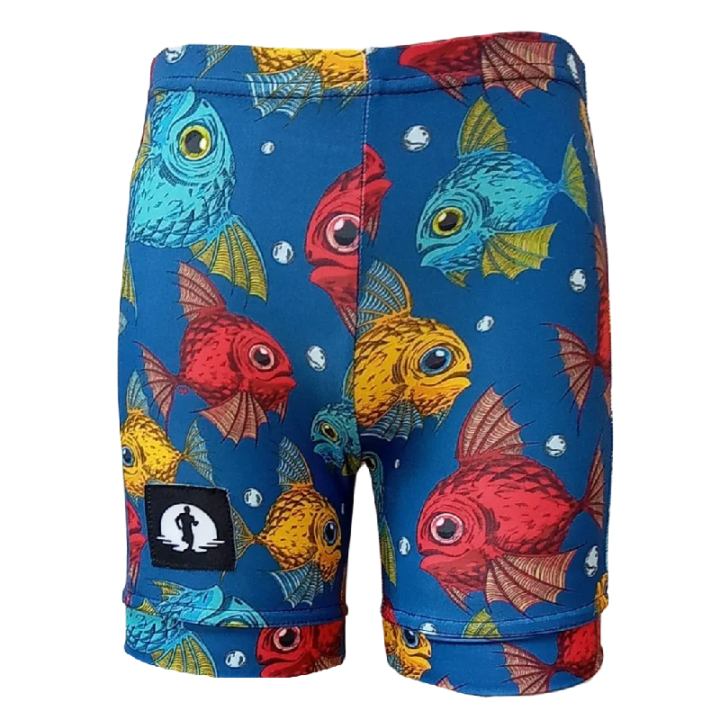 Women's Bold Color Pants-Kids Funky Pants - Piranha