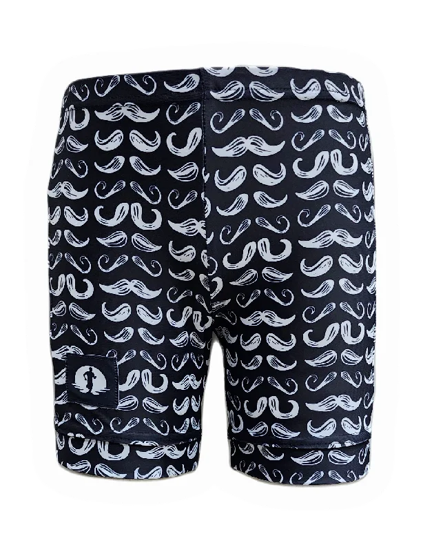 Women's Cinch-Waist Pants-Kids Funky Pants - Stache